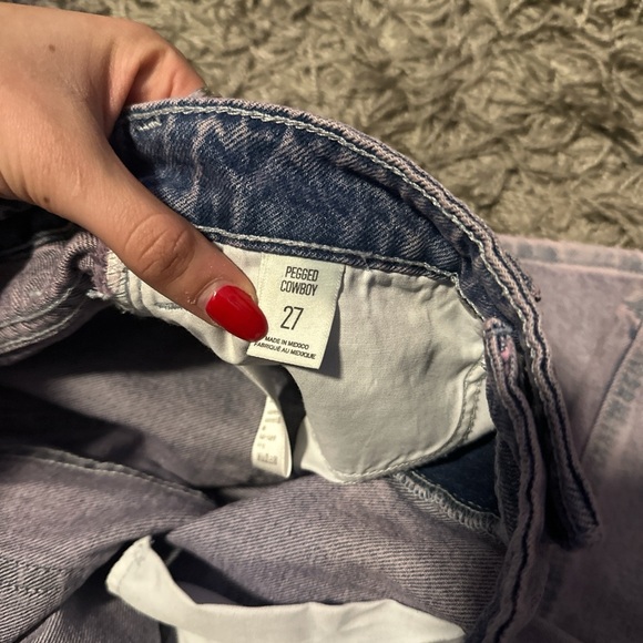 BDG Pegged Cowboy Pink Jeans - Picture 3 of 4